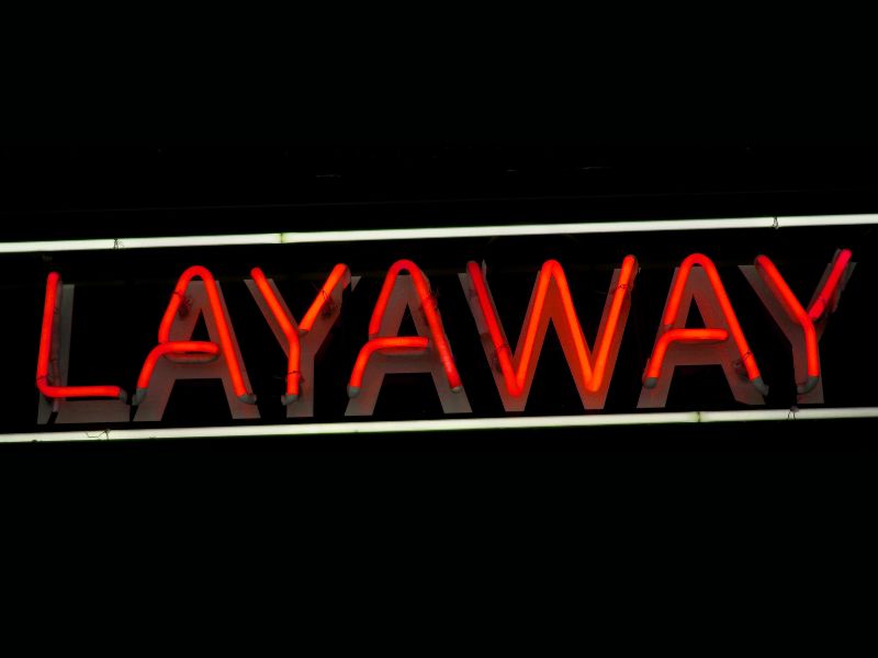 Layaway Program Changes