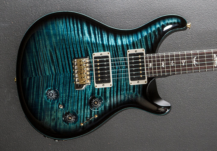 Custom 24 Piezo 10 Top - Cobalt Smokeburst