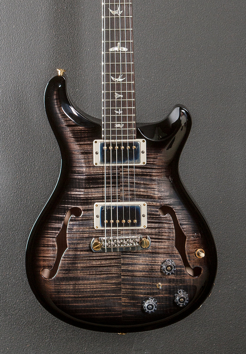 Hollowbody II Piezo 10 Top - Charcoal Wraparound Smokeburst