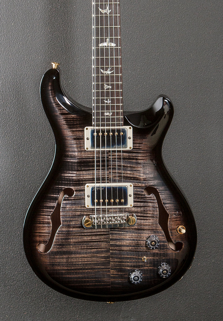 Hollowbody II Piezo 10 Top - Charcoal Wraparound Smokeburst
