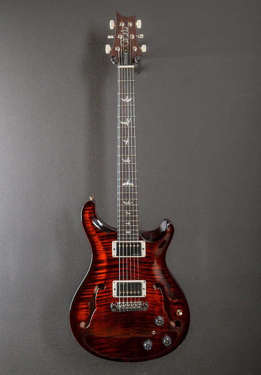 Hollowbody II Piezo 10 Top - Fire Red Wraparound Burst