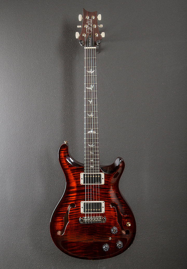 Hollowbody II Piezo 10 Top - Fire Red Wraparound Burst