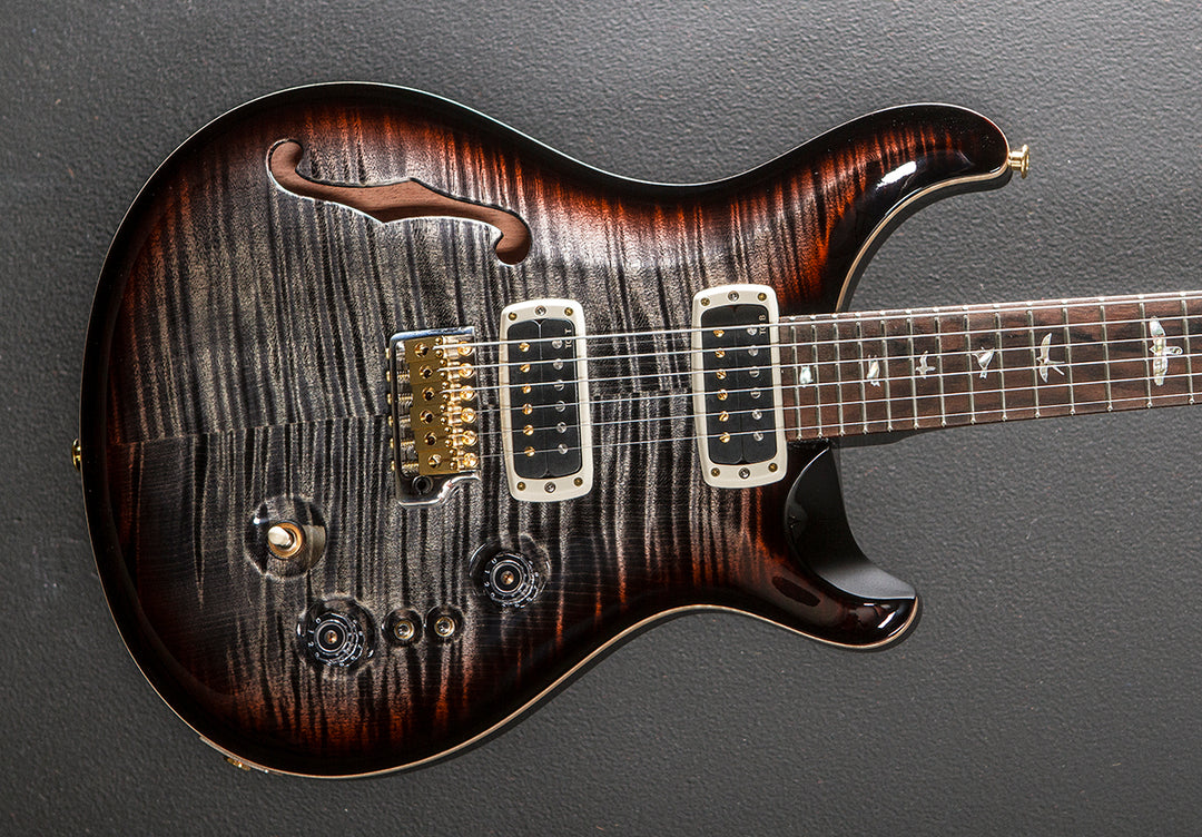 40th Anniversary Custom 24-08 Semi-Hollow Limited Edition - Charcoal Cherry Burst