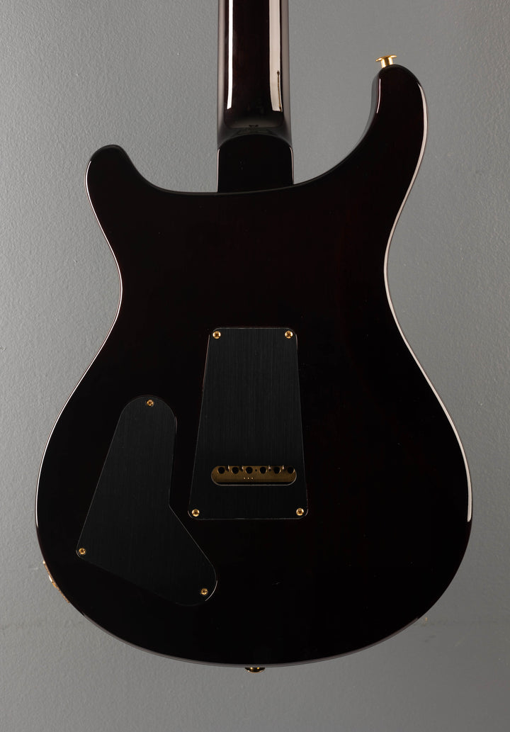 Studio 10 Top - Black Gold Wraparound Burst