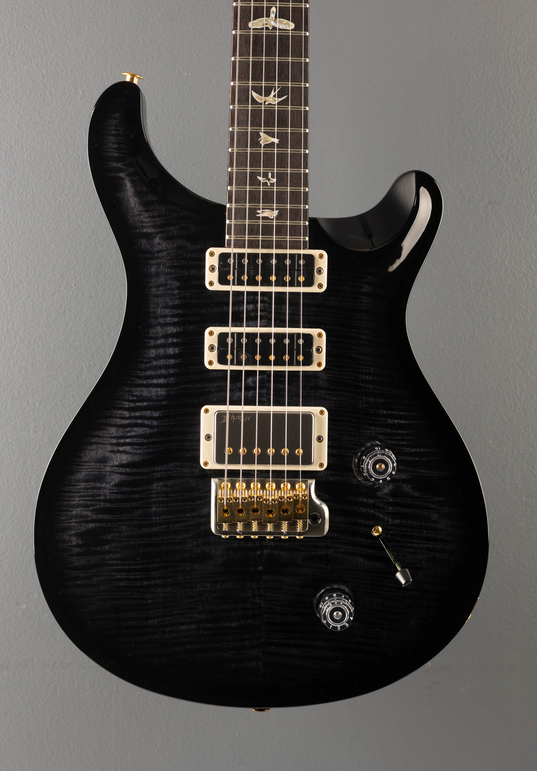 Studio 10 Top - Gray Black Smokewrap Burst