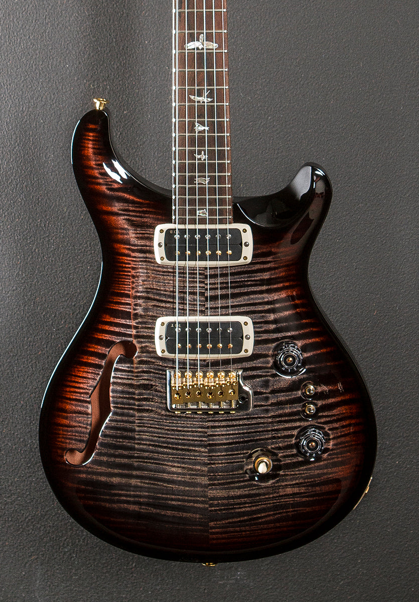 40th Anniversary Custom 24-08 Semi-Hollow Limited Edition - Charcoal Cherry Wraparound Burst