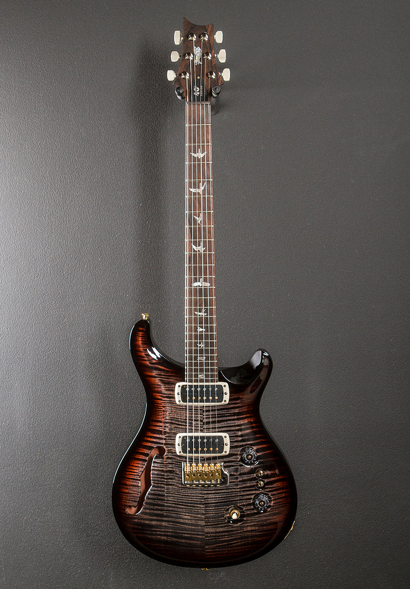 40th Anniversary Custom 24-08 Semi-Hollow Limited Edition - Charcoal Cherry Wraparound Burst