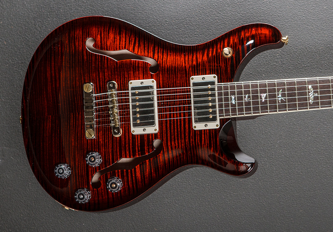 McCarty 594 Hollowbody II 10 Top - Fire Red Wraparound Burst