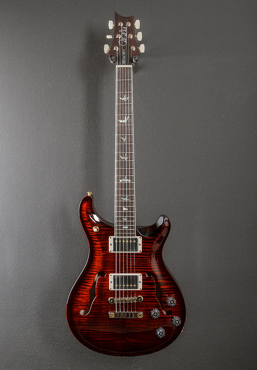 McCarty 594 Hollowbody II 10 Top - Fire Red Wraparound Burst
