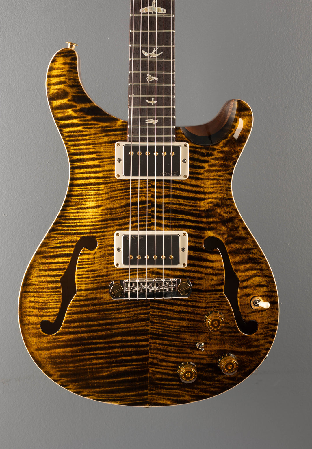 Hollowbody II Piezo 10 Top - Yellow Tiger