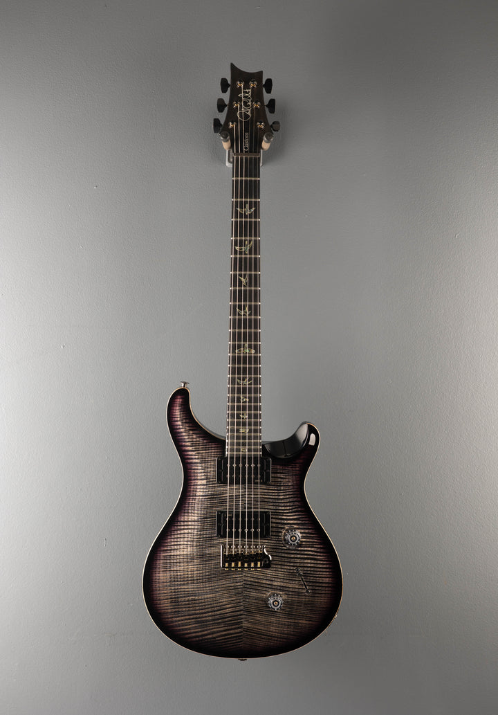 Custom 24 10 Top w/ Korina - Charcoal Purple Smokeburst