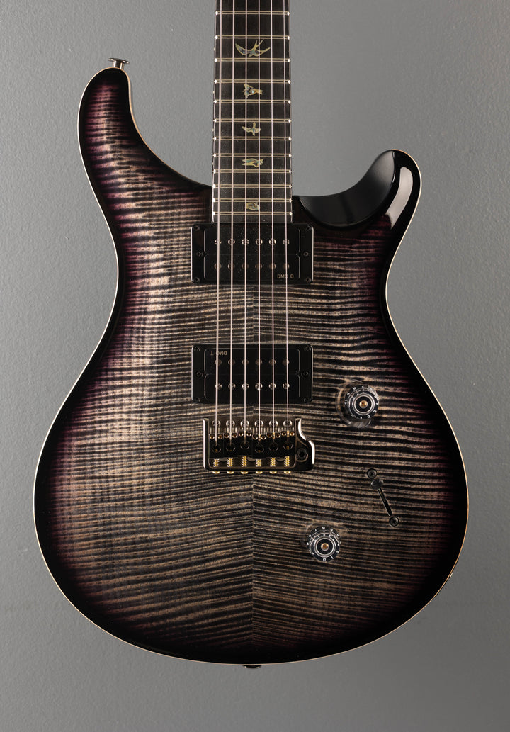 Custom 24 10 Top w/ Korina - Charcoal Purple Smokeburst