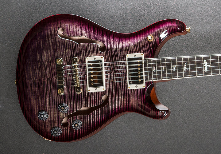 McCarty 594 Hollowbody II 10 Top - Charcoal Purple Burst