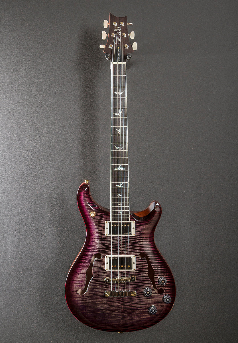 McCarty 594 Hollowbody II 10 Top - Charcoal Purple Burst