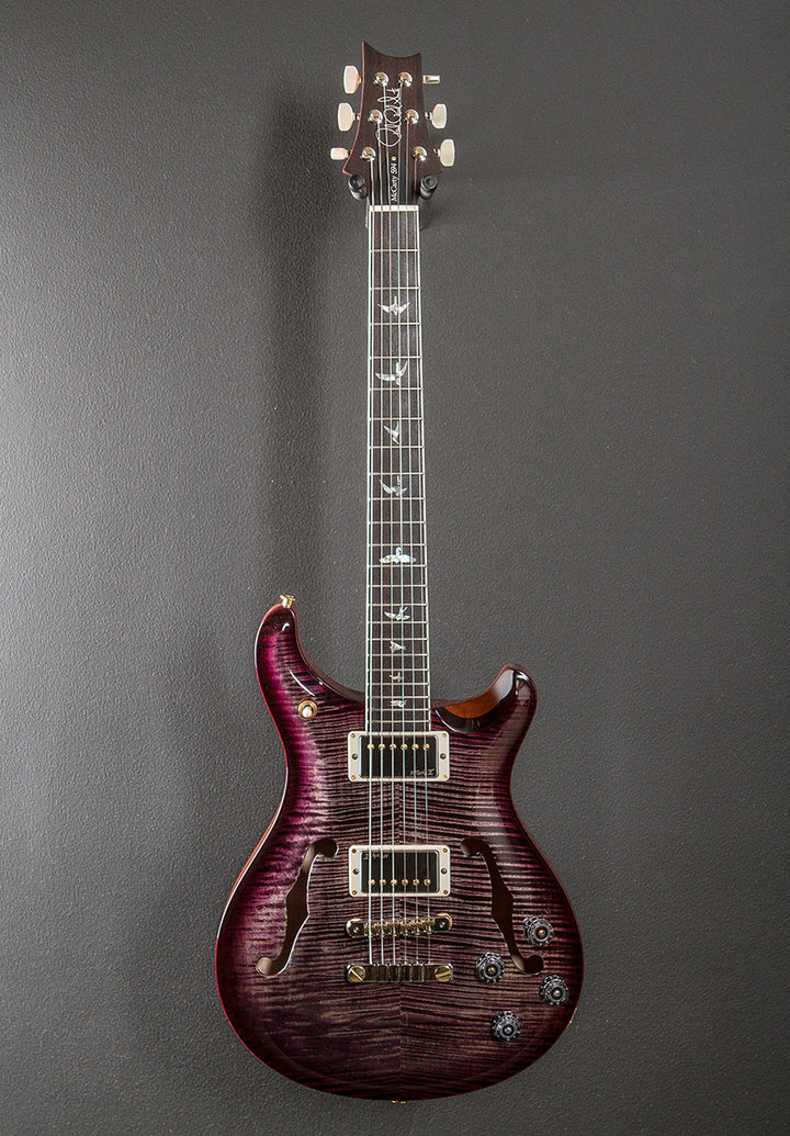 McCarty 594 Hollowbody II 10 Top - Charcoal Purple Burst