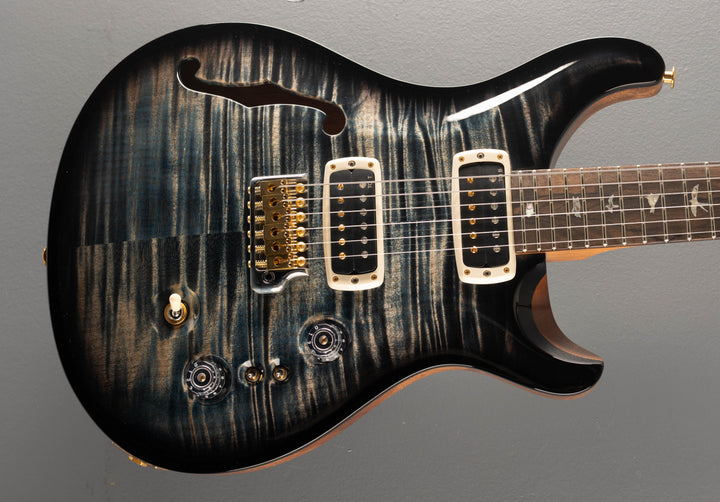 40th Anniversary Custom 24-08 Semi-Hollow Limited Edition - Faded Whale Blue Smokeburst