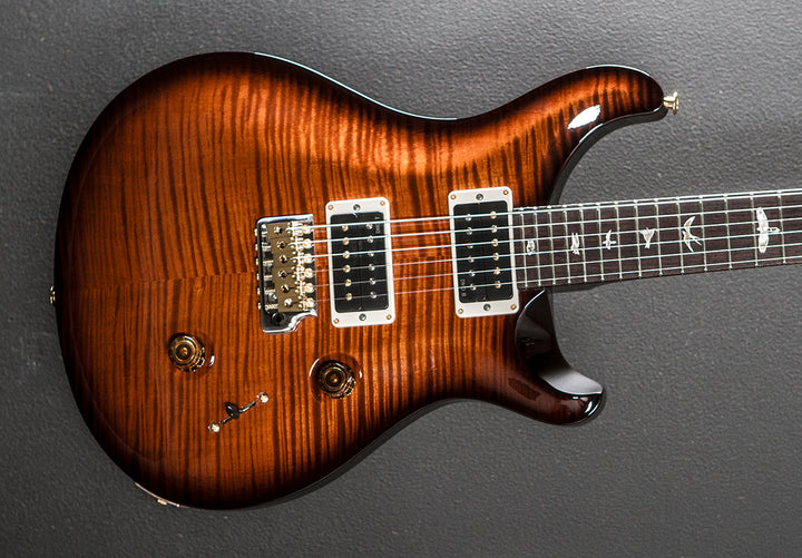 Custom 24 10 Top - Black Gold Wraparound Burst