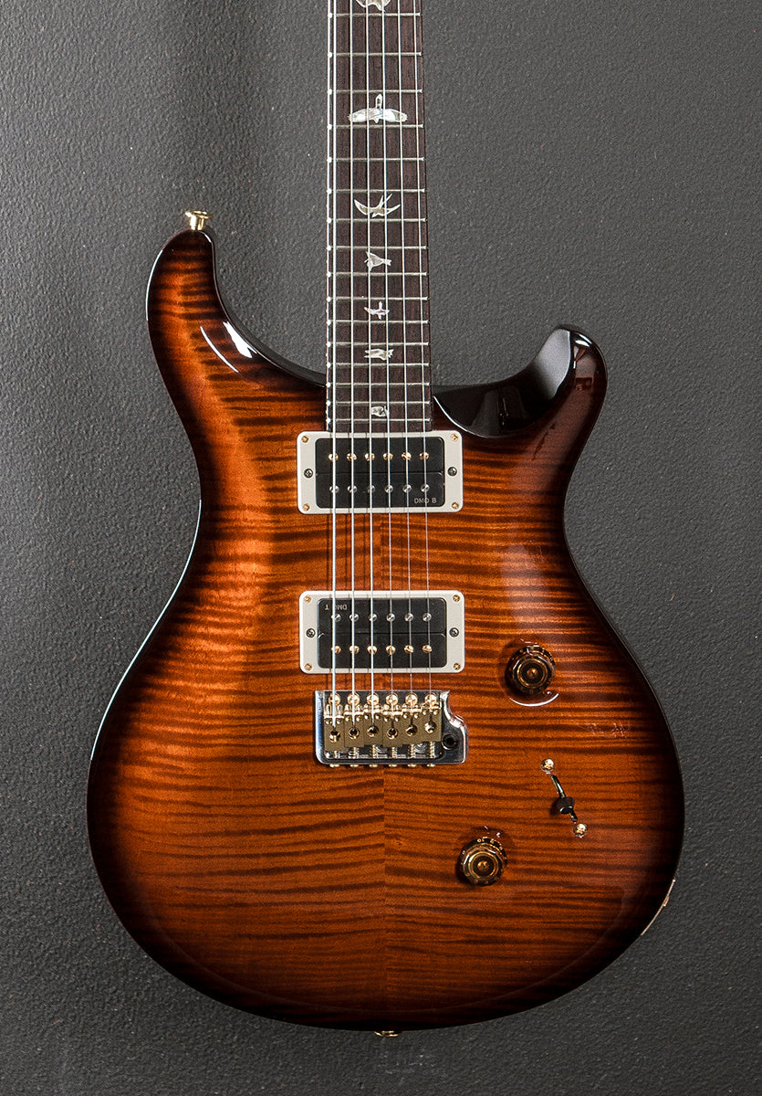 Custom 24 10 Top - Black Gold Wraparound Burst