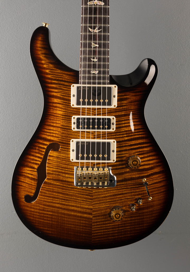 Special Semi-Hollow 10 Top - Black Gold Wraparound Burst