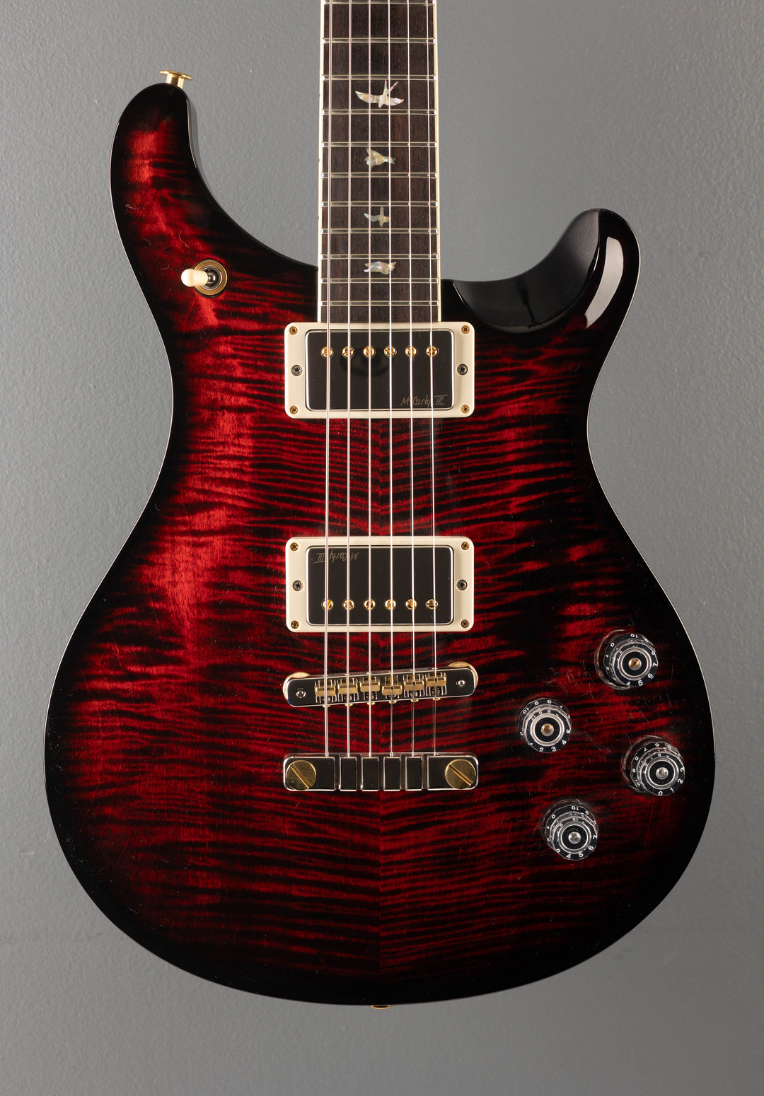 McCarty 594 10 Top - Fire Red Smokewrap Burst