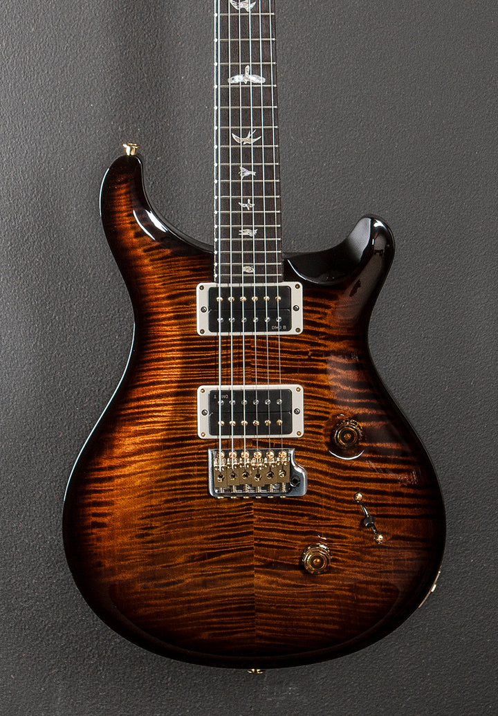 Custom 24 10 Top - Black Gold Wraparound Burst