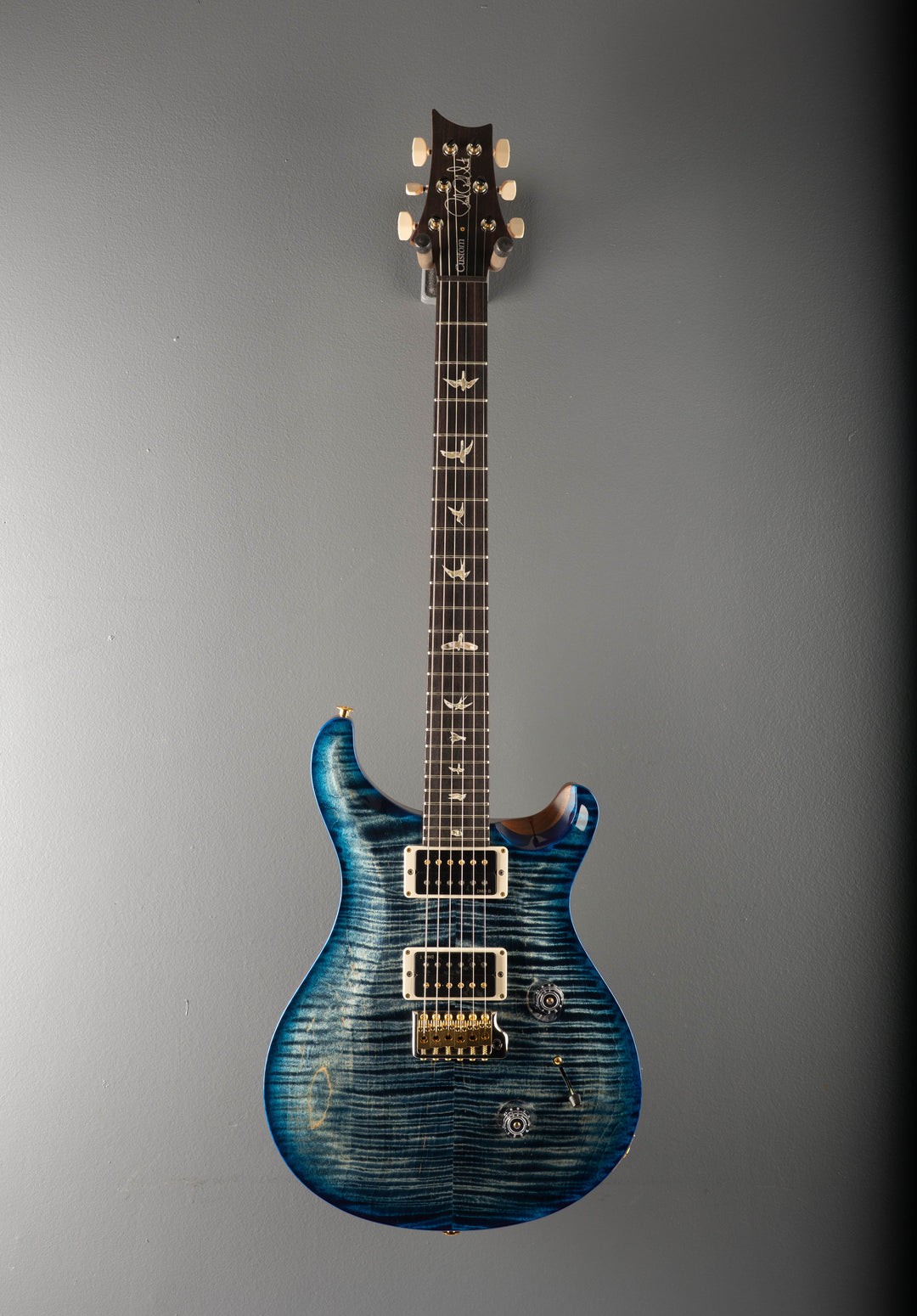 Custom 24 10 Top - Faded Whale Blue Wrap Burst