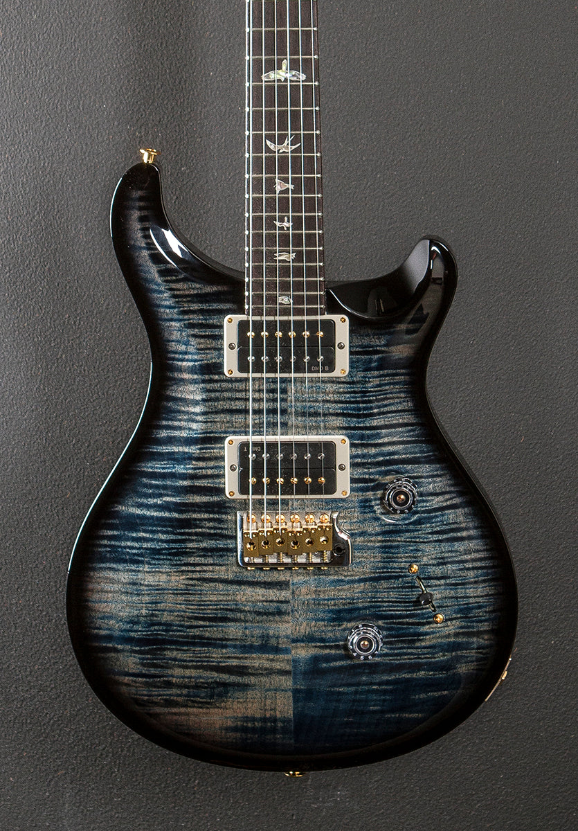 Custom 24 10 Top - Faded Whale Blue Wraparound Smokeburst