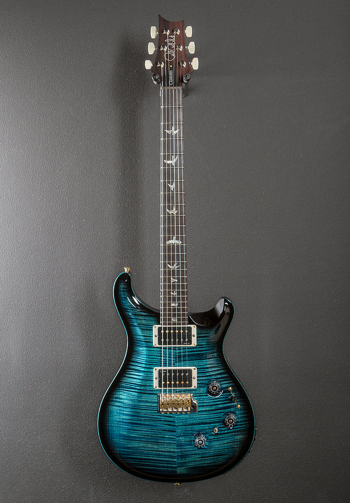 Custom 24 Piezo 10 Top - Cobalt Blue Smokeburst
