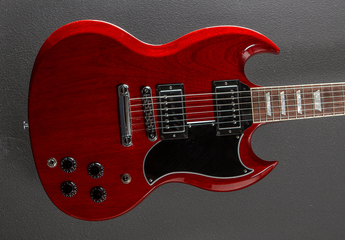 ギター Gibson SG standard Gibson Back in Black… Heritage Cherry, and Dark Walnut!