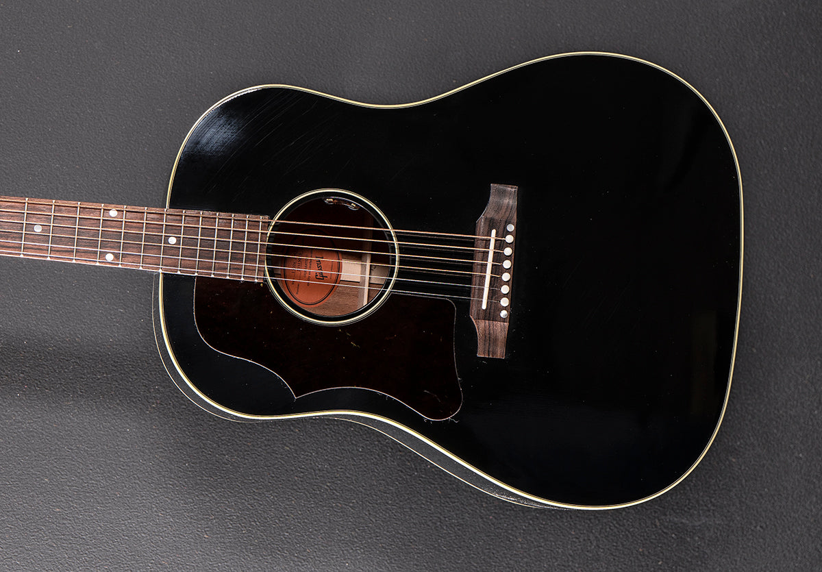 50's J-45 Original Left Hand - Ebony – Dave's Guitar Shop