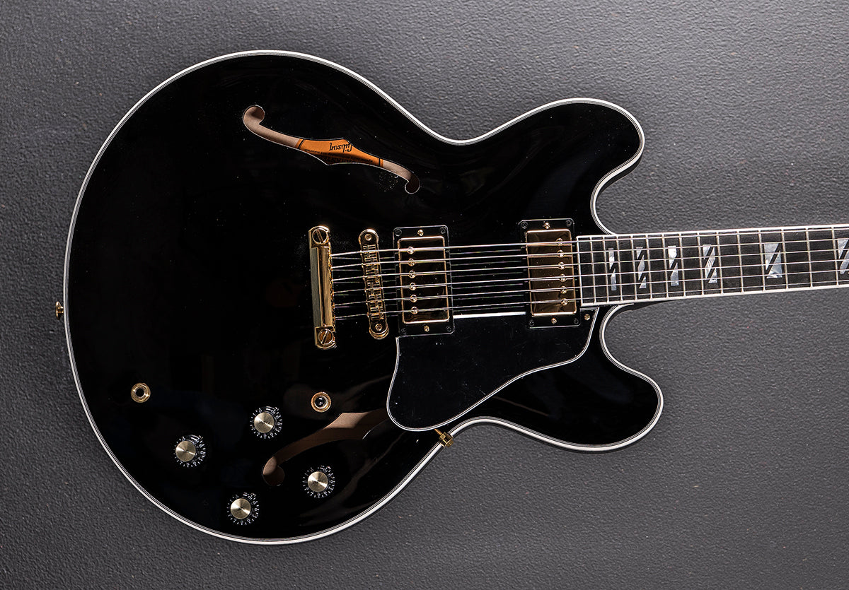 ギター Gibson ES-335 Ebony ES Supreme - Ebony – Dave's Guitar Shop