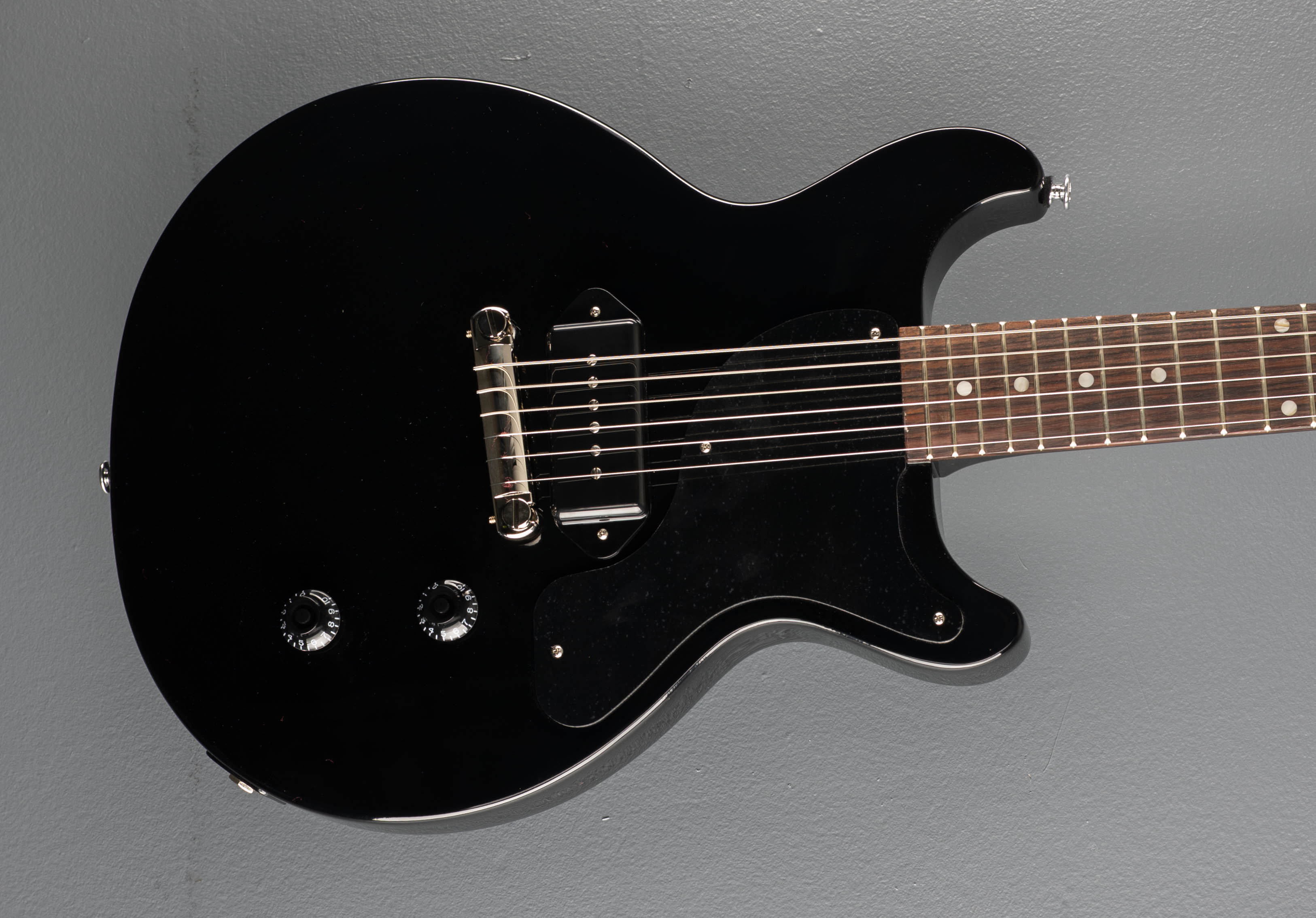 Les Paul Junior Double Cut - Ebony – Dave's Guitar Shop