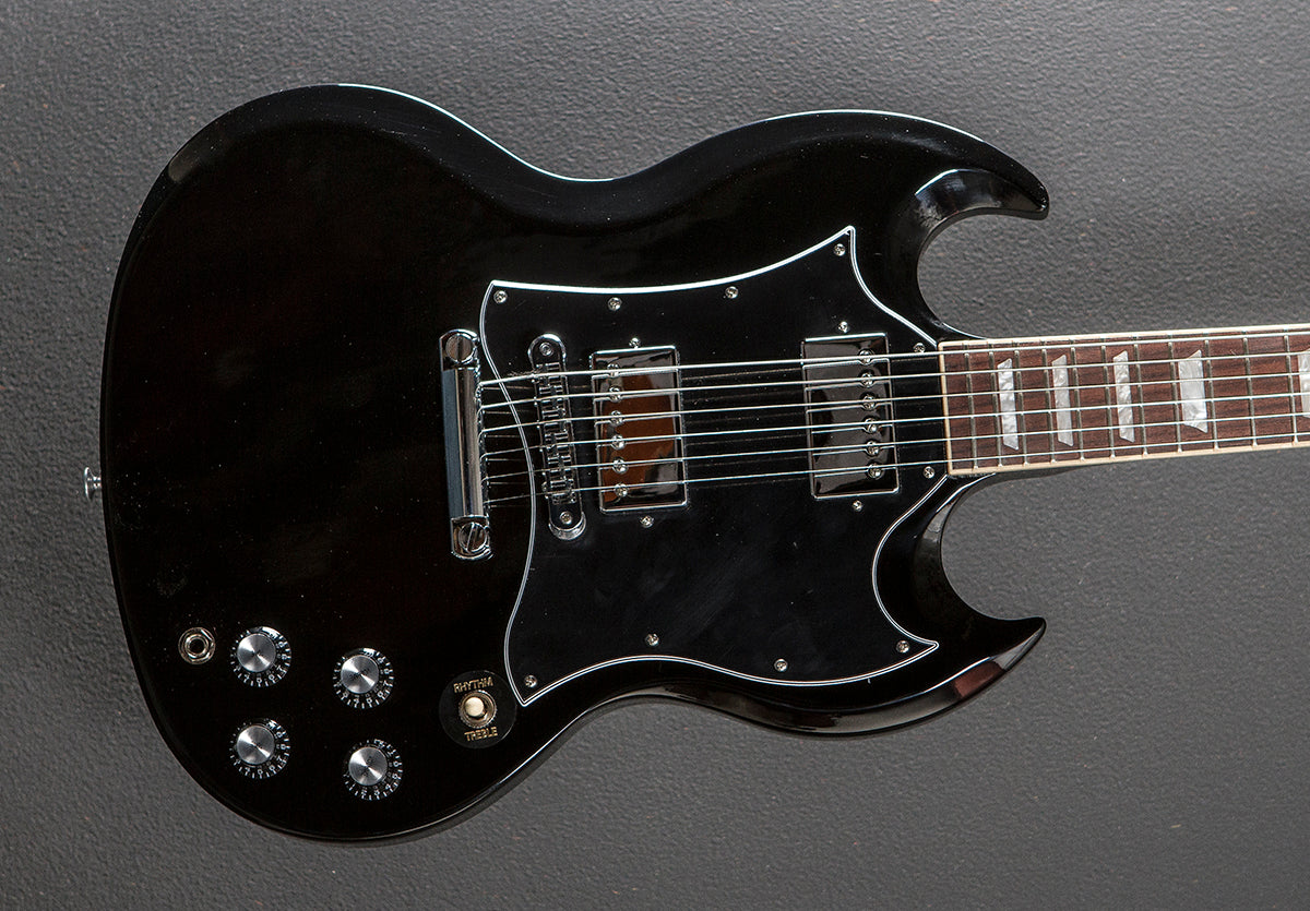 Gibson SG スタンダード エボニー 2004 2004 Gibson SG Supreme Transparent Black -EBONY FINGERBOARD