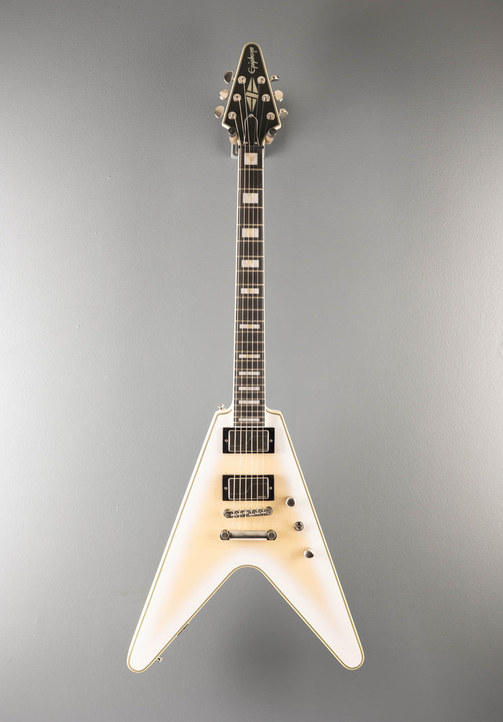 Prophecy Flying V - Aged White Tiger Burst