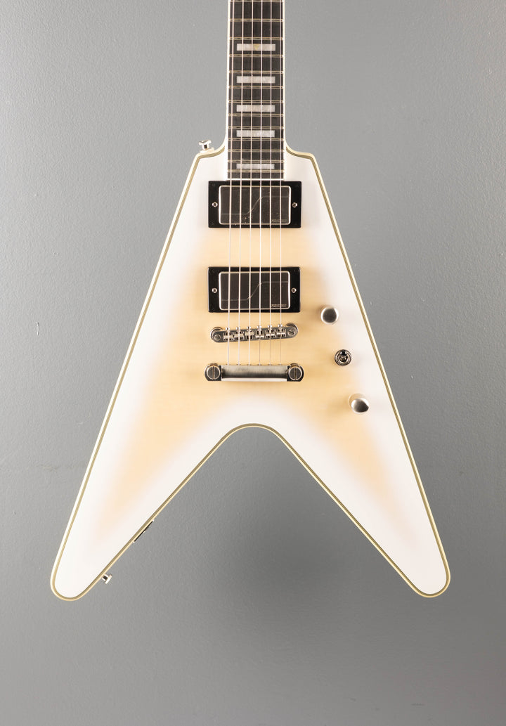 Prophecy Flying V - Aged White Tiger Burst