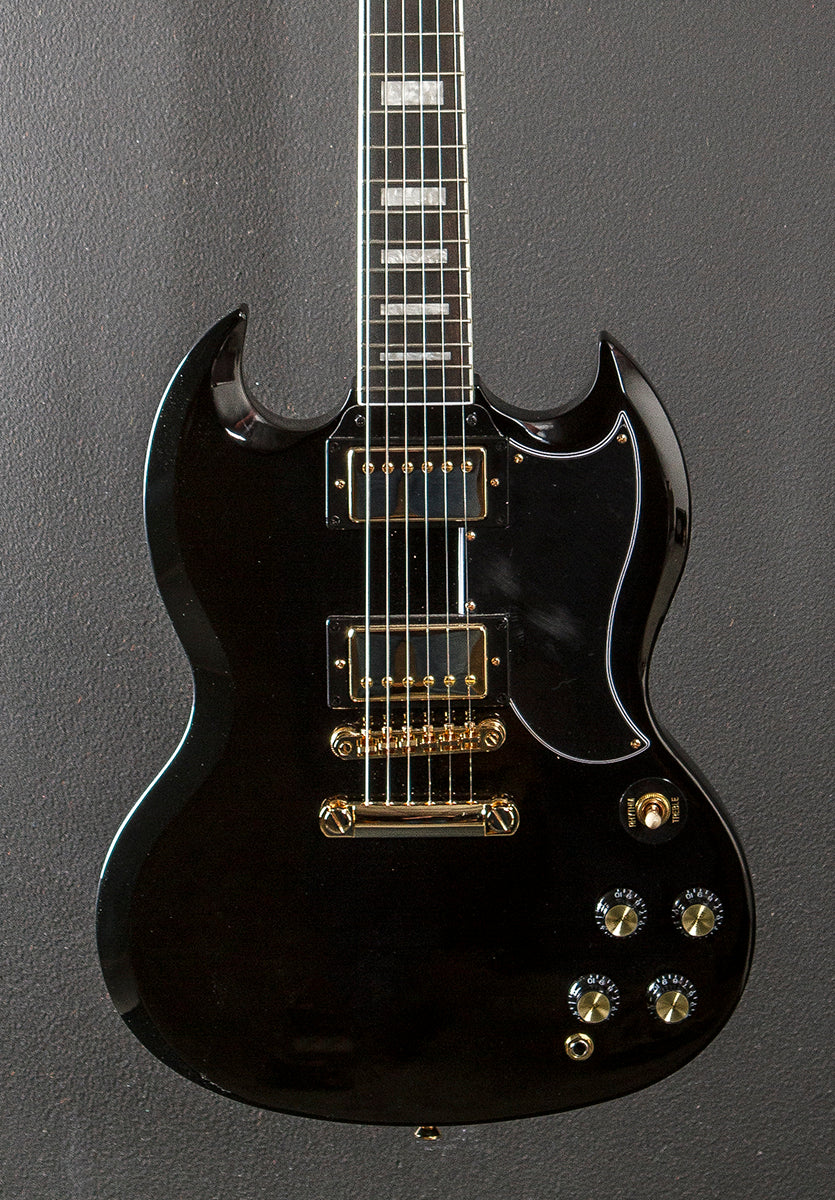 "Inspired by Gibson Collection" SG Custom - Ebony