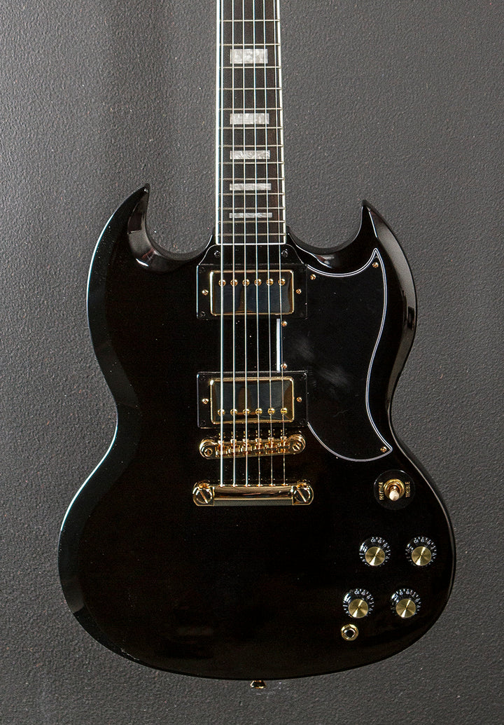 "Inspired by Gibson Collection" SG Custom - Ebony