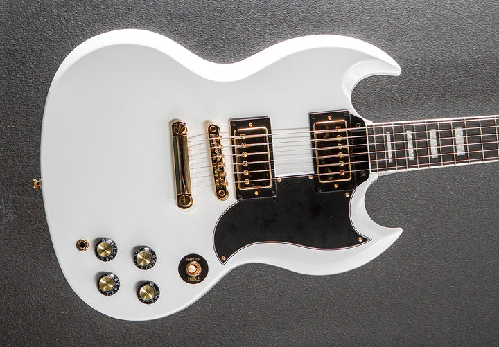 "Inspired by Gibson Collection" SG Custom - Alpine White