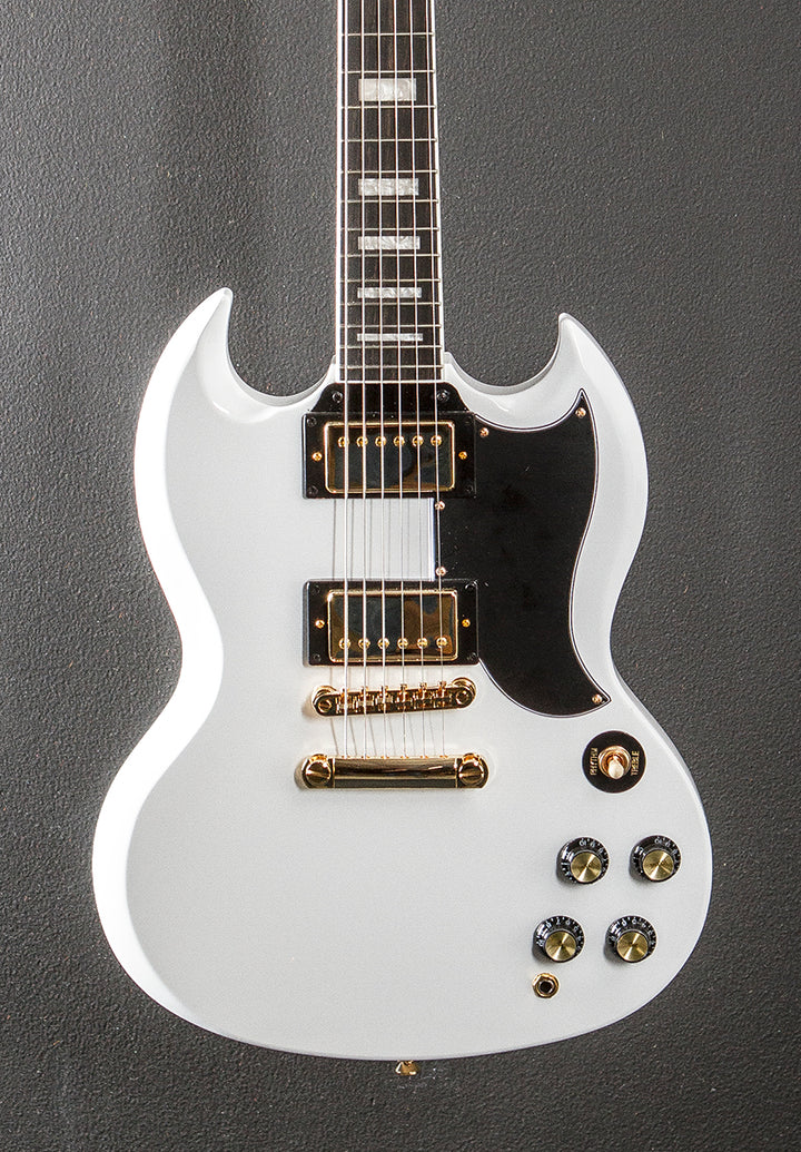 "Inspired by Gibson Collection" SG Custom - Alpine White