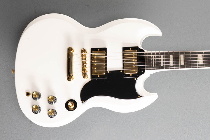 "Inspired by Gibson Collection" SG Custom - Alpine White