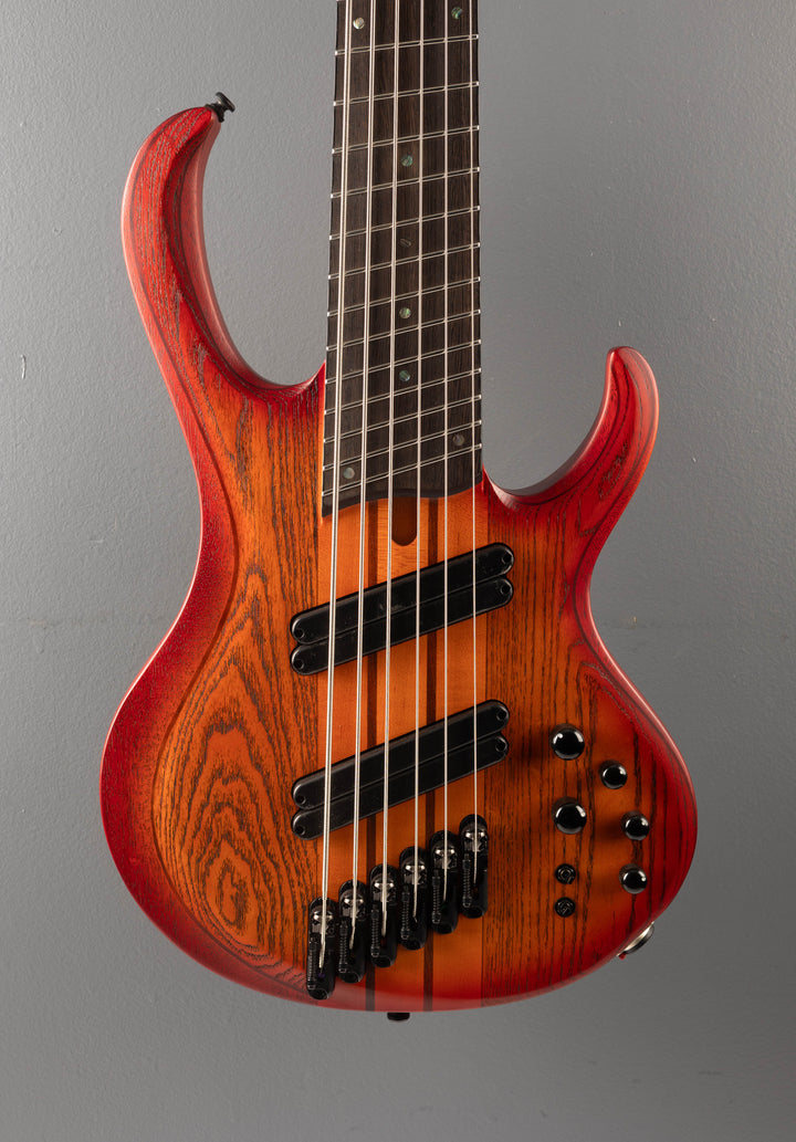 Bass Workshop BTB866MS - Brown Topaz Burst Flat