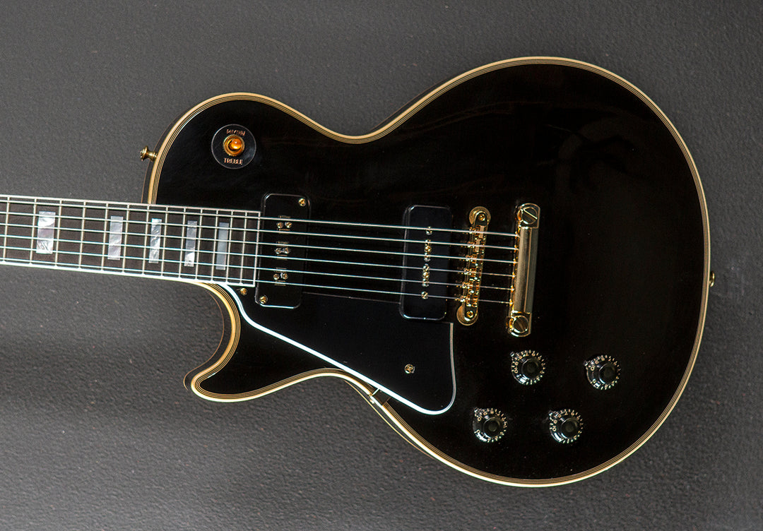 1954 Les Paul Custom Staple Pickup Reissue Left Hand - VOS Ebony