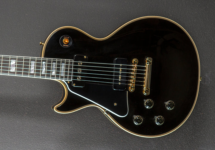 1954 Les Paul Custom Staple Pickup Reissue Left Hand - VOS Ebony