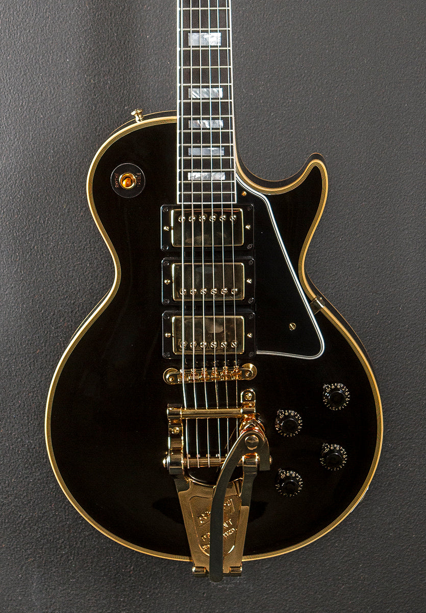 1957 Les Paul Custom Reissue - VOS Ebony 3 Pickup w/Bigsby