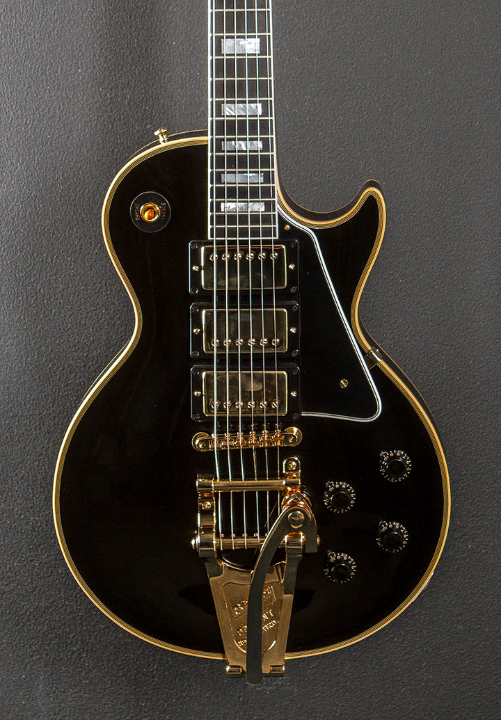 1957 Les Paul Custom Reissue - VOS Ebony 3 Pickup w/Bigsby