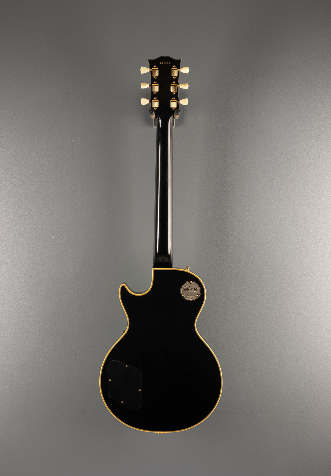 1957 Les Paul Custom Reissue - VOS Ebony 3 Pickup w/Bigsby
