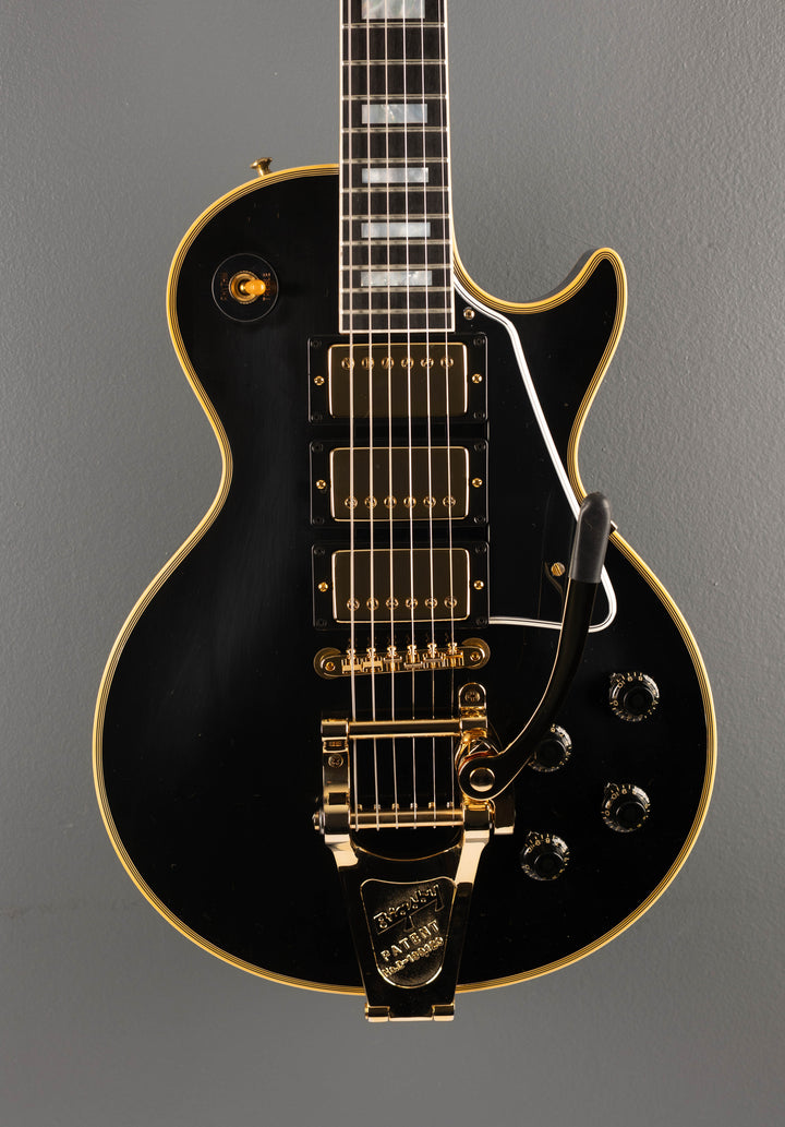 1957 Les Paul Custom Reissue - VOS Ebony 3 Pickup w/Bigsby