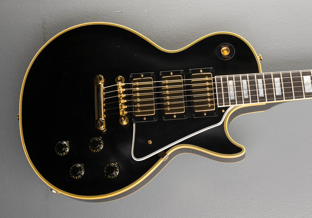 1957 Les Paul Custom Reissue - VOS Ebony 3-Pickup