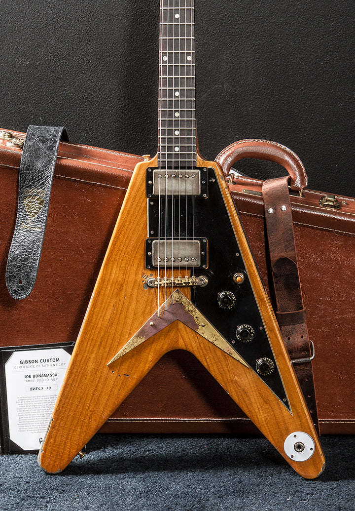 Joe Bonamassa "Amos" 1958 Flying V Collector's Edition - Antique Natural