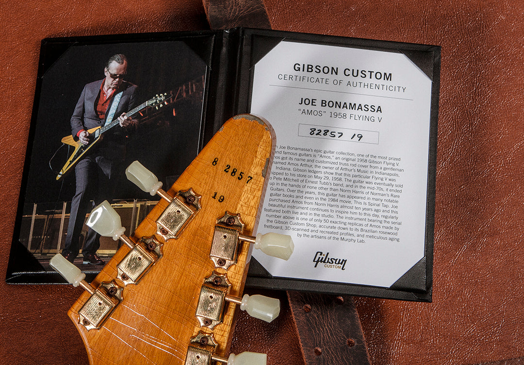 Joe Bonamassa "Amos" 1958 Flying V Collector's Edition - Antique Natural